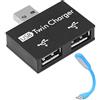 Mxshc Hub sdoppiatore USB,Convertitore multiporta hub USB - Nessun driver richiesto per la ricarica di forniture di espansione per casa, auto, scuola e viaggi