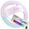 Encased Supporto magnetico per telefono (compatibile con MagSafe), anello per dito in silicone scintillante per iPhone (sogno sfumato)