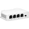 Ztyuav Extender PoE a 4 porte 1 in 3 Out-IEEE 802.3af/at, 30 W in uscita 24 W Ripetitore PoE 10/100 Mbps, Vlan ed estensione fino a 250 m, rilevamento automatico PD, Din-Rail e montaggio a parete