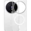 GIOPUEY Cover Magnetica per Vivo X100 Ultra, Compatibile con MagSafe, Materiale PC Rigido Custodia, Comodo e Liscio al Tatto Case - White
