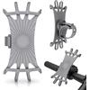 EJRUP Universale Supporto Telefono Motociclo,Supporto Telefono Bicicletta,Supporto Smartphone per Bici 360° Rotabile,Telefono Porta per MTB,per iPhone 16/15/14/13, Samsung Smartphone(Grigio)