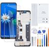 H&LYCYJ Display Schermo per Motorola Moto G35 5G con cornice | Wear toolkit，IPS LCD，Display HD，Sostituire lo schermo，Per i modelli:XT2433-5