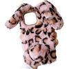 Tivenfezk Nadoli Bunny Custodia per iPhone 12 Mini,Inverno Orecchio di Coniglio Faux Fur Cover Morbido Carina Soffice Peloso Indietro Astuccio Caso