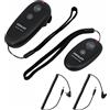 PHOLSY scatto remoto Telecomando Wireless con 2 cavi per Canon Olympus Fuji Fotocamere con Connessioni Diverse EOSR R6 5D mark III 1300D 1200D 7D mkii 1DX 600D 1100D 1D mk iii 2000D 6D mk2 750d etc