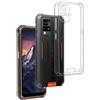 REY Cover in Gel TPU Trasparente per BLACKVIEW BV4800 PRO, Ultra Sottile 0,33 mm, Morbido Flessibile, Custodia Silicone