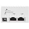 Zerone Adattatore per Iniettore Power Over Ethernet Splitter POE per Rete LAN(bianca)