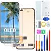 H&LYCYJ Display Schermo per Google Pixel 9 Pro OLED con cornice | Con impronte digitali，Wear Toolkit，OLED，HD+ Display，sostituire lo schermo，per i modelli:GR83Y GEC77 GWVK6