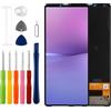 Duotipa Display OLED da 6,1, compatibile con Sony Xperia 10 V XQ-DC72, XQ-DC54, display LCD touchscreen, montaggio con kit di strumenti di riparazione