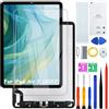 H&LYCYJ Display Schermo per iPad Air 5 2022 nero A2588 A2589 A2591 | Trarre set di strumenti, IPS LCD, HD Display, sostituire lo schermo