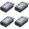 FUERAN Adattatore per emulatore HDMI EDID, 1920 x 1080 @60 Hz, Plug & Play, compatibile con Mac, Thunderbolt a HDMI, interruttori, ricevitori AV, estensori (4K (default-1920 x 1080 @60 Hz) 4P)