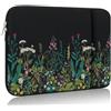 MasiBloom Custodia per laptop MacBook Neo 13 pollici A3404 2026 A18 Pro con 2 tasche, accessorio per borsa, piccola erba