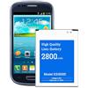 QUZMOIIS Batteria di ricambio per Samsung Galaxy S3, 2800 mAh, ad alta capacità, per Samsung Galaxy S3/S3 Neo GT-i9300 i9301 i9305 EB-L1G6LLU (non per S3 Mini)
