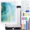 H&LYCYJ Display Schermo per iPad Mini 4 7.9 A1538 A1550 bianco | Portare kit di strumenti，IPS LCD，Display HD，sostituire lo schermo