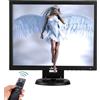 Upinva Monitor portatile da 14 pollici, telecamera di sorveglianza con HDMI USB VGA BNC AV, ingresso multifunzione 1024 x 768, display LCD PC, altoparlante integrato