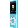 TIKATARER Lettore MP3 da 32 GB, Lettore Musicale Portatile, di qualità Audio Lossless con Altoparlante, Radio FM e Supporto Playlist, Fino a 64 GB, Ideale per Sport, Corsa e Ascolto di Musica (BLUE)