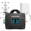Confixpand Amplificatore Segnale Cellulare 4G 3G Banda 20/1/3/8 Ripetitore Segnale Cellulare Guadagno70 dB Ripetitore 4G per Operatori Europei Tre, TIM, Vodafone, Iliad, Con Schermo LCD ad Alta Definizione