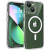 TOCOL Cover Magnetica per iPhone 13 Mini 5,4 Pollic, Compatibile con MagSafe, Senza Ingiallimento, Trasparente