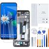 H&LYCYJ Schermo display per Xiaomi Mi 10t 5G/Mi 10t Pro 5G M2007J3SY LCD di ricambio (nero con cornice)