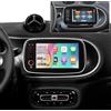 Hexinex Android 15 [6GB +128GB] Autoradio CarPlay Android Auto per Mercedes Smart 453 Fortwo 2014-2020, 8 Pollici Car Radio con BT GPS FM RDS (Applicabile solo ai veicoli con touchscreen originale)