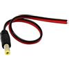 SHANFEILU DC5521 Cavo di alimentazione maschio a trecce 22AWG 5V 3A DC5,5 mm x 2,1 mm maschio a filo nudo cavo di alimentazione aperto per telecamera di sicurezza striscia LED 0,3 m/11,81 pollici 2