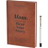 HOTUT Mum, I Want To Hear Your Story, A Mother's Guided Journal To Share Her Life & Her Love, Leather Wrapped Hardback, Mom Journal Book School Supplies, Meaningful Memory Journal For Mom Great Gift