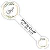 LARGE FORMAT 55 etichette sigillo adesivo bomboniere personalizzate, grafica 11 | garanzia adesiva per sacchetti confetti, scatoline, matrimonio, comunione, battesimo, cresima e cerimonie
