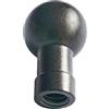 Ldbuejiaja Adattatore per supporto per fotocamera in alluminio da 1/4 su testa sferica, antiscivolo, supporto per telefono DSLR, per attacco a base, clip per treppiede, giunto sferico in alluminio, per