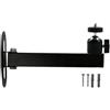 Generico Supporto Da Parete Pieghevole For Proiettore Con Vite Da 1/4 For Un Montaggio Sicuro A Soffitto E A Parete(For One arm 20cm)