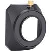 Generic Accessorio Paraluce Quadrato per Videocamera DV, Paraluce Leggero e Resistente, Protegge Dai Danni per Videocamere Digitali, Opzioni da 37 Mm a 52 Mm (39MM)