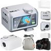 Godox iT30Pro-L iT30Pro L Mini Flash per Fotocamera con Diffusore Bianco Compatibile con Speedlite560 Potenza Wireless 2.4 GHz TTL Touchscreen per Fotocamere DSLR Leica(argento)