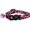 Ancol Acticat Collare per Gatti in Velluto Leopardato