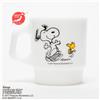 Fire King RARO Mug Impilabile SNOOPY Fire King Peanuts JOY Latte Bianco 2017 Dal GIAPPONE