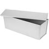 JOYOFREELY Lega di Alluminio, Stampo per Pane con Coperchio, Argento | Cassetta per Toast e Pane Integrale, Cottura Uniforme, Antiaderente, Coperchio Scorrevole, Cucina e Forno