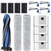 DianSung Parti di ricambio per ECOVACS DEEBOT T90 Pro Omni /T90 Pro /T90 Omni /X12 Pro Omni Accessori,1 Spazzola Principale, 2 rotoli di panni, 4 Filtro,4 sacchetti per la polvere,4 spazzole laterali