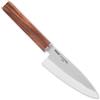 Pirge Prosharp Coltello da Cucina Tradizionale Giapponese Professionale | Coltello a Sushi in Acciaio Inox | di Alta qualità | Resistenza a la corrosione | Impugnatura ergonomica in Legno di Rosa