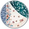 WALD domus vivendi Wald Collezione da Tavola di Piatti Piani, Fondi, Frutta, Insalatiera e Portata in Ceramica, Decoro Acquerello, Lavabili in Lavastoviglie (Insalatiera 25 cm - 1 pz)