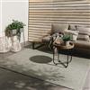 benuta Basic Tappeto da esterno Iowa - Grigio chiaro 300x300 cm - Boho Juta-Look - Impermeabile UV balcone, terrazza, giardino, cucina, soggiorno - Robusto