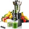 Rawhui Estrattore Frutta e Verdura,Slow Juicer con Ampio Bocca da 98MM, Spremiagrumi Elettrico Professionale 500W con Funzione di Inversione,Tasso di estrazione fino al 98%, Estrattore di Succo