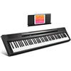 Donner Pianoforte Digitale 88 Tasti Pesati Piano con Pedale, Sorgente Audio Premium, Compatto Pianola Tastiera Elettrico per Principianti, DEP-10