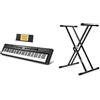 Donner Pianoforte Digitale, 88 Tasti Pesati, Pianoforte Elettrico Portatile & Audibax Onyx 130 Soporte Premium Tijera Doble para Teclado (Yamaha, Casio, Roland, Korg)