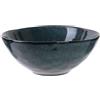 HOME DECO FACTORY Ka3759 - Insalatiera in vetro, diametro: 28 cm, altezza: 11 cm, altezza: 1 cm, colore: Blu