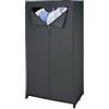 WENKO Armadio Deep Black, PEVA, 75 x 150 x 50 cm, Nero