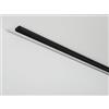 GARDINIA Set di Binari per Tende, Set Completo con 1 Canale di Scorrimento, Materiale di Montaggio Incluso, Nero, 150 cm