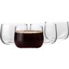 KROSNO Bicchieri da espresso, set da 4, 80 ml, collezione Coffee Moments - Cristallo senza piombo - Eleganti bicchieri per espresso e ristretto, lavabili in lavastoviglie