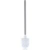 kela Scopinocon manico in acciaio inossidabile 42,5 cm, spazzola per WC, LA BROSSE ORIGINAL, acciaio inossidabile opaco, bianco