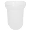 Keuco 01669009000 - Scopino per WC in Vero Cristallo, Inserto Sfuso