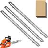 CHAMSUREUK Confezione da 3 catene per motosega per barra da 35 cm, 3/8 LP 50 maglie, calibro 109,2 cm, catena di ricambio adatta per MS170 MS180C, MS193T, R50 e altri
