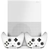 Gioteck Xbox One S - Base Stand inkl. USB-Hub, Ladestation für 2 Controller und 2 Akkus - [Edizione: Germania]