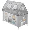 CAM Il Mondo del Bambino - art.L114/GR - Lettino Daily Dolci Sogni - perfetto da 0 a 36 mesi - GRIGIO