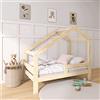 Need Sleep lettino montessori con sponde letto casetta 90x200 cm lettino bambino in legno letto casa bambini letto singolo bambino lettino bambina bimba asimmetrico